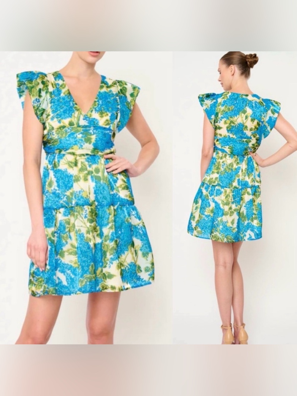 Flora Bea Blue
Antigua Dress size S Small gorgeous blue green  new with tags
